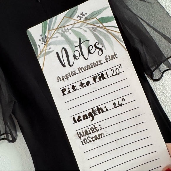 Zara Black Organza Puff Sleeve Blouse Goth Glam XXL Dark Academia Avant-Garde - Picture 12 of 15